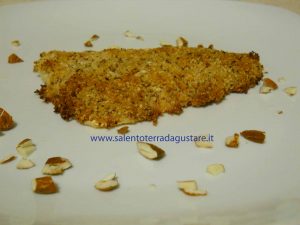 filetto di orata in crosta di mandorle