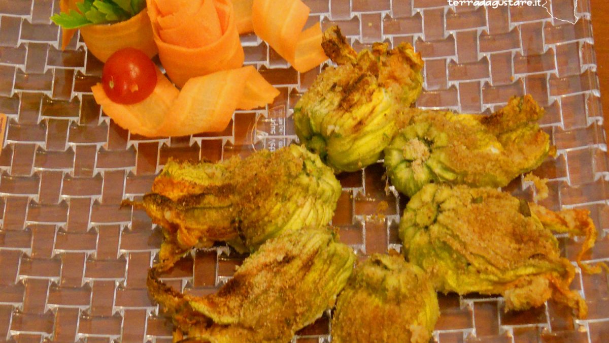 FIORI DI ZUCCHINA RIPIENI