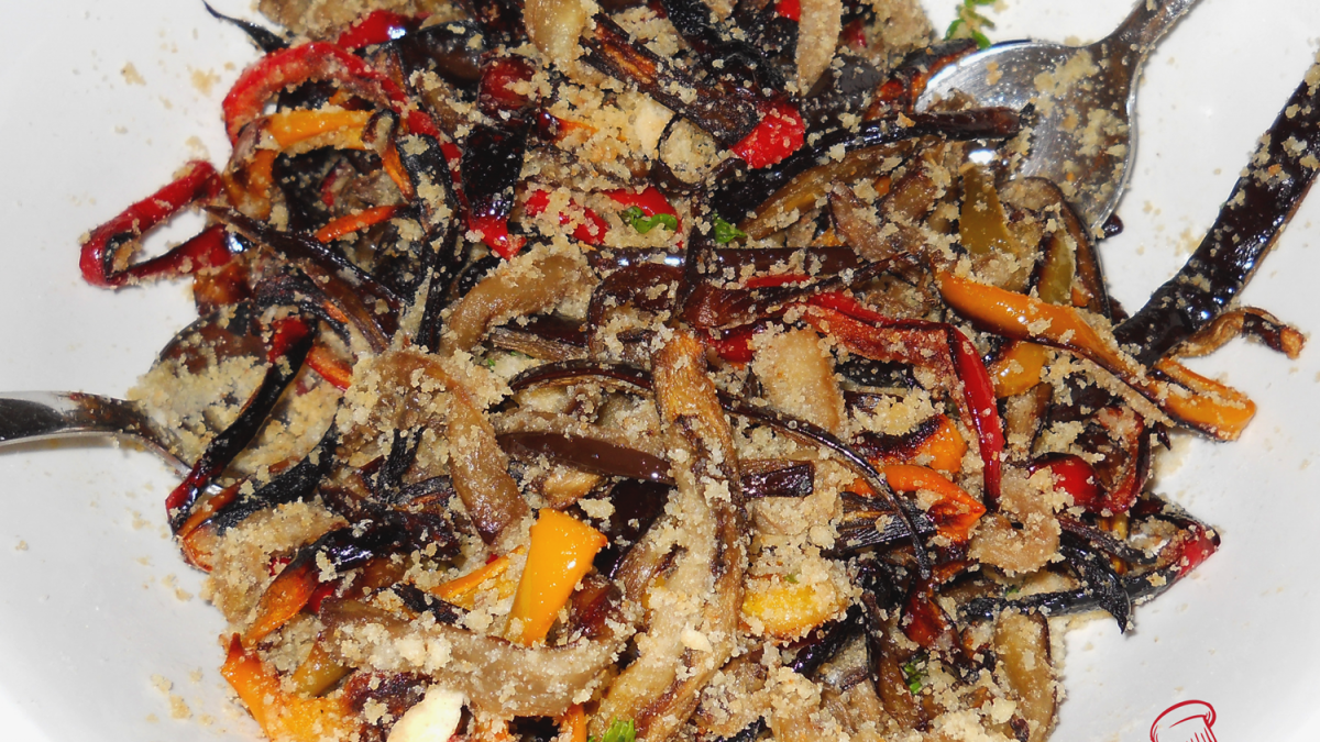 fantasia di melanzane e peperoni