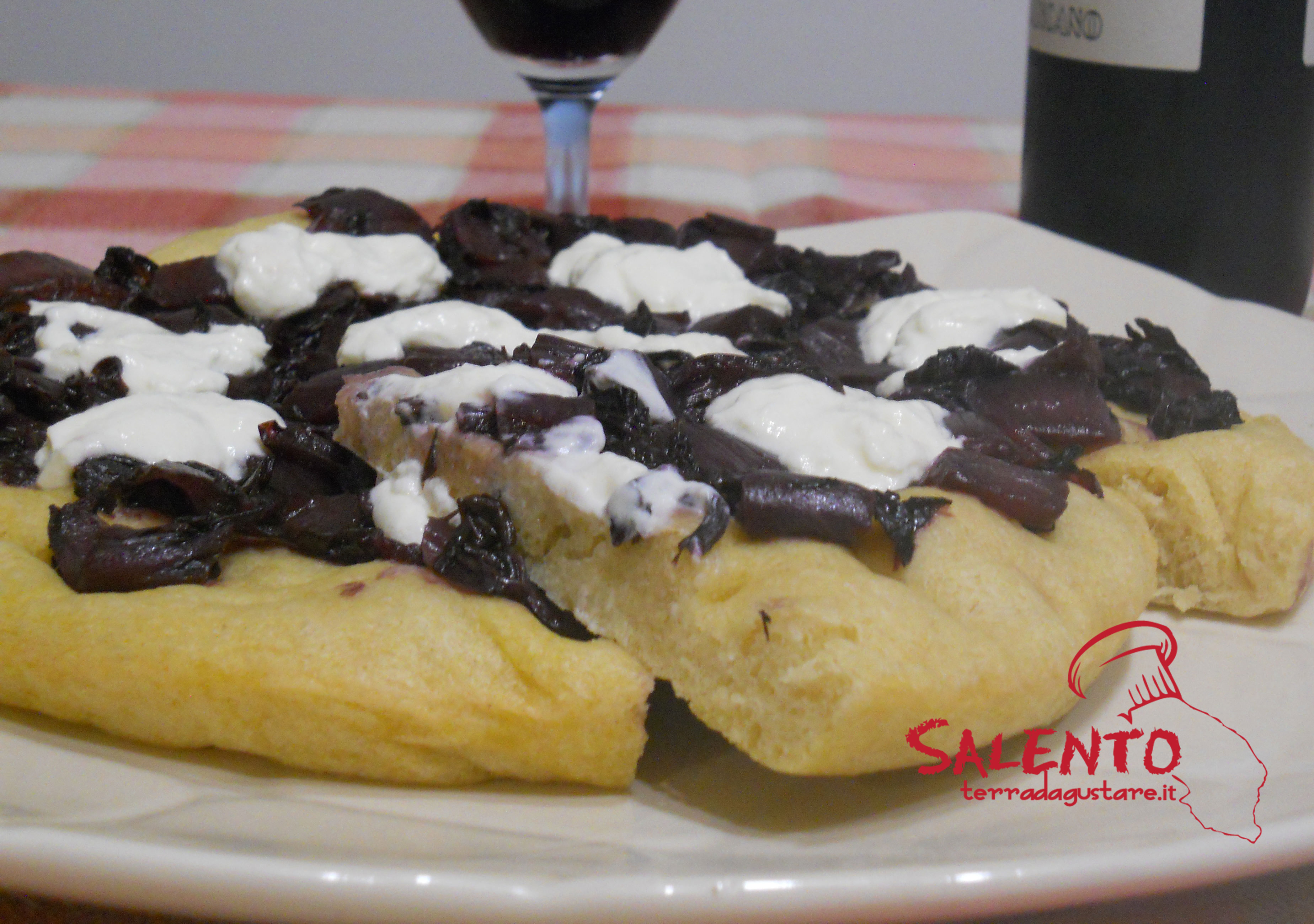 focaccia con radicchio