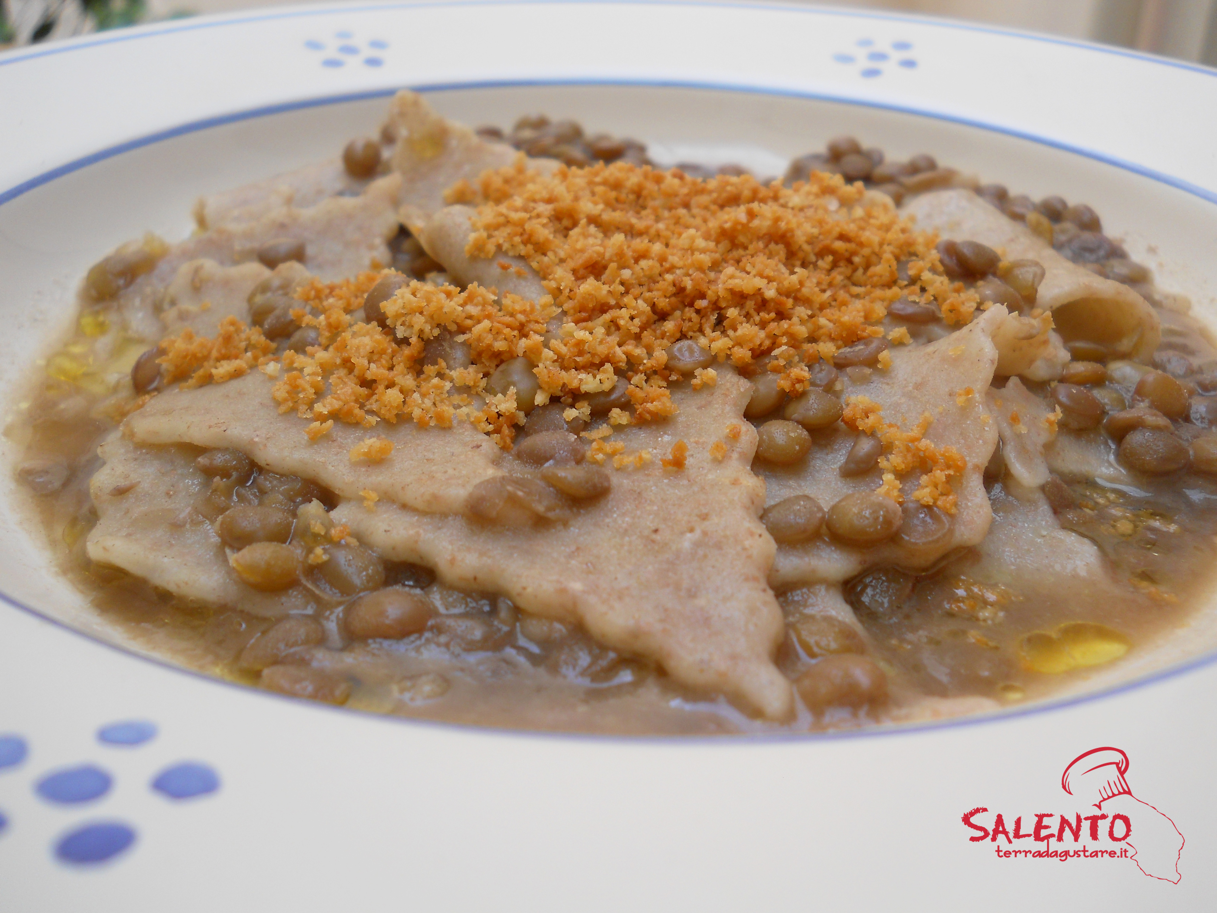 pasta fresca con lenticchie