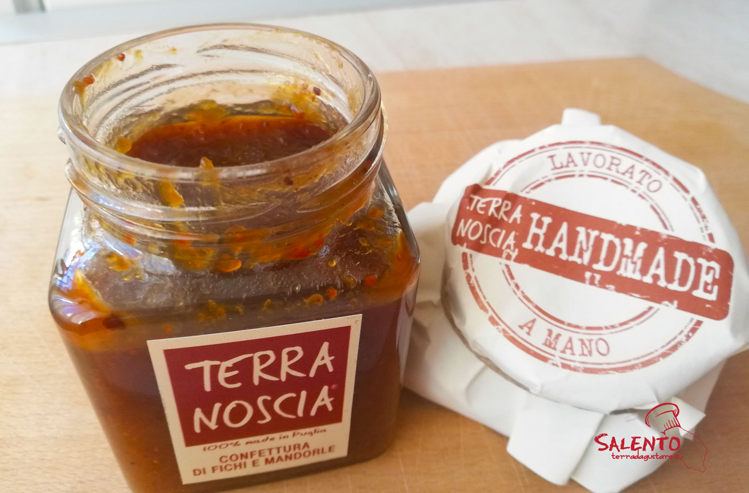 vasetto di conserva terra noscia